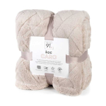 Eurofirany Koc narzuta 170x210 Caro beige color with microfiber D91