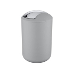 Garbage Garbage basket BRASIL Gray, gray - 6.5 l, WENKO