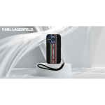 Case Case Karl Lagerfeld Saffiano Athleisure Stripes Cord for iPhone