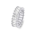Brilio Brilio Silver Brilio Silver Sparkling silver ring with clear zircons RI087W