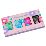 Time Time & Chills Set I Love: Beautiful Peeling, Peeling, Sheet Mask, For Face, 10 ml + Skin Superstar, Detoxifying, Sheet Mask, For