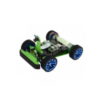 Waveshare PiRacer DonkeyCar - 4 ratta roboti &scaron;asi koos AI kaameraga, &uuml;hilduv Raspberry Pi-ga