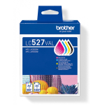 Brother LC527VAL tindikassett 4 tk Originaal Must, Ts&uuml;aan, Magenta, Kollane