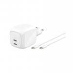 Belkin WCH020KQ2MWH-B6 mobiilseadme laadija Universaalne Valge Vahelduvvool Kiirlaadimine Hoonesisene