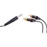 LP Oem Kaabel 2xRCA - AUX 6.3 mono 1,8m