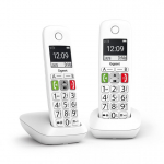 Gigaset E290 Duo Analoog-/DECT telefon Helistaja ID Valge