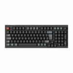 Keychron V5 Ultra 96% 8K Tri-Mode K POM Red wireless mehaaniline klaviatuur, must