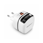 Qoltec 51784 GaN 65W laadija | 5-20V | 3-3.25A | USB-C PD PPS