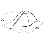 Easy Easy Camp Easy Camp Rondane 3 dome telk (tume roheline, mudel 2025)