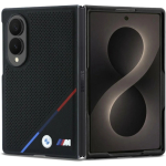 BMW M PU perforatsiooni kolmnurga riba magnetiline &uuml;mbris Samsung Galaxy Z Fold 8 jaoks, musta v&auml;rvi