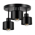 Orno RAMOS hanging lamp, power max. 3x60W, E27, black