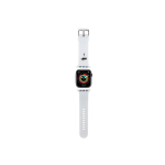 Karl Karl Lagerfeld Strap KLAWLSLKNH Apple Watch 42|44|45|49mm white|white strap 3D Rubber Karl Head
