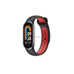 Beline pasek Mi Band 8 design czarno-czerwony |black-red