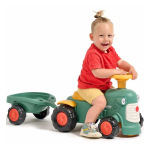 Falk Baby Maurice Green Vintage tractor with trailer from 1 year