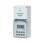 Orno Electronic timer (Schuko), 8 programs, IP44