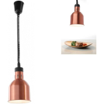 Hendi Food warming lamp - hanging cylindrical conical copper 250W
