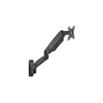 Hismart 17"-32" monitor spring wall mount, black