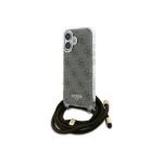Case Case Guess GUHCP16SHC4SEW iPhone 16 6.1" brown/brown hardcase Crossbody Cord 4G Print