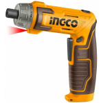 Ingco CSDLI0802 Cordless screwdriver with integrated battery + set of accessories