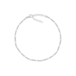 Brilio Brilio Silver Brilio Silver Silver leg chain Figaro ANK104W