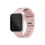 UNIQ rihm Stride Apple Watch Series1/2/3/4/5/6/7/8/9/SE/SE2 38/40/41mm FKM kummirihm roosa/hele