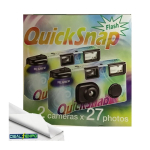 Fujifilm | 7130786 QuickSnap 400 &Uuml;hekordne V&auml;lklampiga Kaamera (2-Pack)
