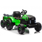 Lean Lean Cars Akumuliatoriline traktor haagisega roheline