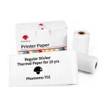 &bdquo;Phomemo&ldquo; &bdquo;Phomemo&ldquo; paberit lisand, kleepuv t&auml;idis, 3x 50 mm rull, m&otilde;eldud &bdquo;Phomemo T02 / M02 PRO / M02X / Q12-RMS10&ldquo; jaoks