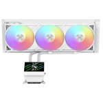 GameMax Glacier 360 LCD WH Protsessor K&otilde;ik-&uuml;hes vedelikujahuti 12 cm Valge 1 tk
