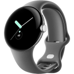 Google Pixel Watch LTE 41mm Poleeritud H&otilde;bedane Korpus koos Sport Rihmaga &ndash; S&uuml;si