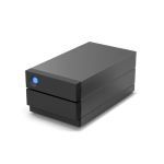 LaCie 2big Raid USB-C 40TB kettamassiiv Lauaarvuti Must