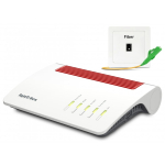 FRITZ!Box FRITZ!Box 5590 Fiber juhtmevaba ruuter Gigabit Ethernet Kaks sagedusala (2,4 GHz / 5 GHz) Valge