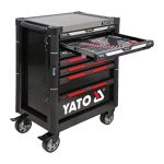 YATO SERVICE CABINET 7 DRAWERS + 157 TOOLS