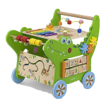 Vigan Viga Toys VIGA Wooden Educational Pusher Crocodile 12in1