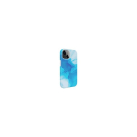 Evelatus Apple iPhone 15 Premium Silicone case Customized Print Blue