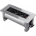 Spacetronik Rotating tabletop socket Spacetronik SPS-O24S V2