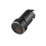 Forever CC-06 PD QC car charger 1x USB-C 1x USB 20W black + USB-