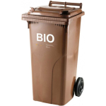 Box Box container for BIO waste and food waste CERTIFICATES Europlast Austria - brown 120L