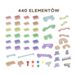 MASTERKIDZ STEM board accessories, 440 pcs.