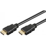 Goobay 60620 HDMI-kaabel 1 m HDMI t&uuml;&uuml;p A (Standard) Must