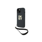 Case Case DKNY DKHCP15MPBSWSK iPhone 15 Plus 6.7" black/black hardcase Wrist Strap Stock Logo