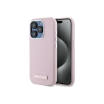 Case Case Karl Lagerfeld KLHMP15LPGMSRPP iPhone 15 Pro 6.1" pink/pink hardcase FW Metal Plate MagSafe