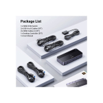 Ugreen CM664 HDMI switch 2in1 KVM switch - black