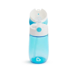 MUNCHKIN drinking bottle with straw, Flip & Go, Blue, 18 months+, 355 ml, 90327P