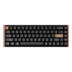 Keychron K6 HE klaviatuur Universaalne USB + Bluetooth Pruun, Must