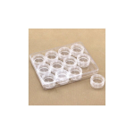 Oem Indeliai 3ml - 12 tk - l&auml;bipaistvad indeliai kinnise kaanega