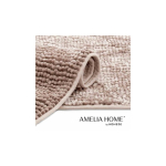 AmeliaHome Bati vannamat 50x70 cm, v&auml;rv: pruun