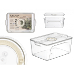 Suur Suur k&uuml;lmkapi organisaator kaanega, valge, 12.5&times;30&times;19.2 cm, 1251