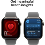 Apple Watch Series 11 Cellular 42 mm Naturaalne Titaan /Kivi Hall Sport