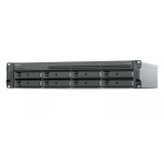 SYNOLOGY 8-bay 2U AMD Ryzen Embedded V1500B 4GB DDR4 riiul NAS server kaheteise toiteallikaga ja laiendusv&otilde;imekusega